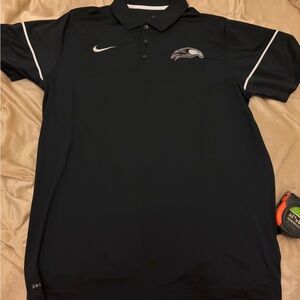 Nike Dri-FIT Black Polo Shirt Baltimore Ravens